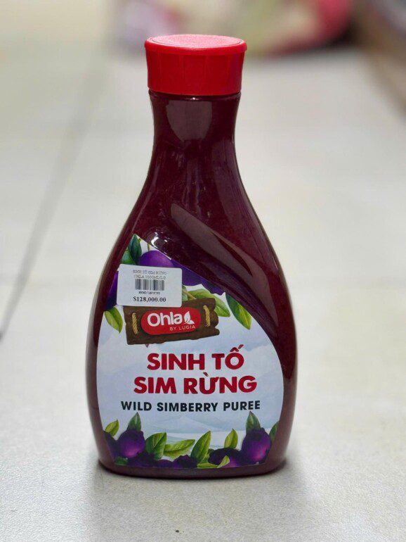 sinh tố sim rừng