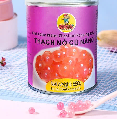 thạch nổ củ năng hồng