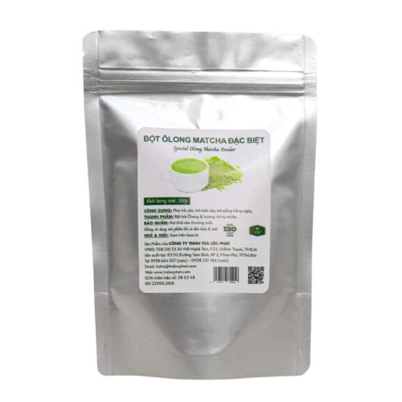 Bột Ôlong Matcha Đặc Biệt Lộc Phát (200 g)