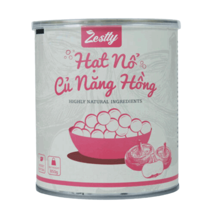 Hạt Nổ Củ Năng Hồng Zestty (850g)