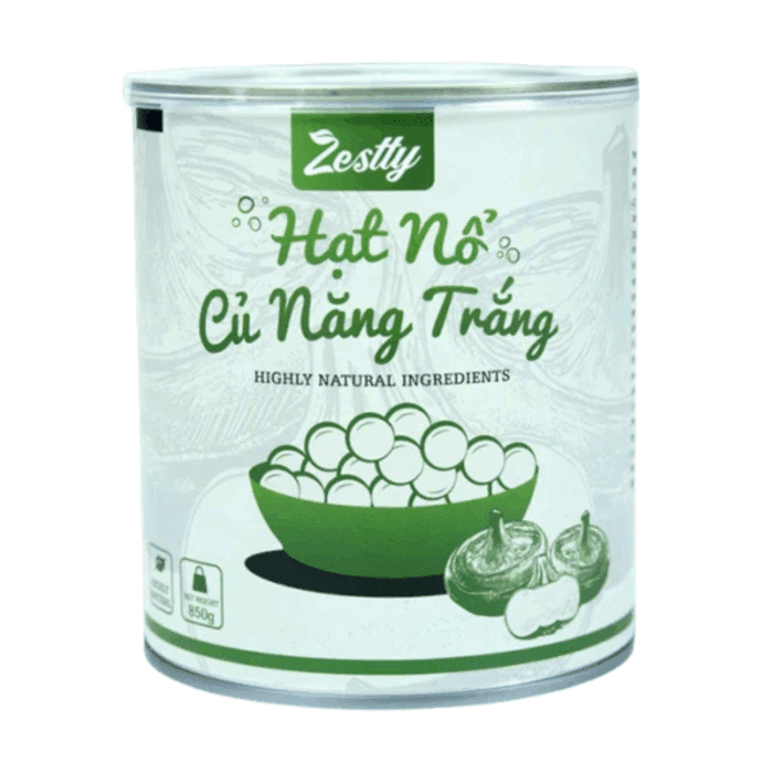 Hạt Nổ Củ Năng Trắng Zestty (850g)