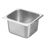 Khay Inox Đung Topping 1/6 – 15*23.5*10cm + Nap