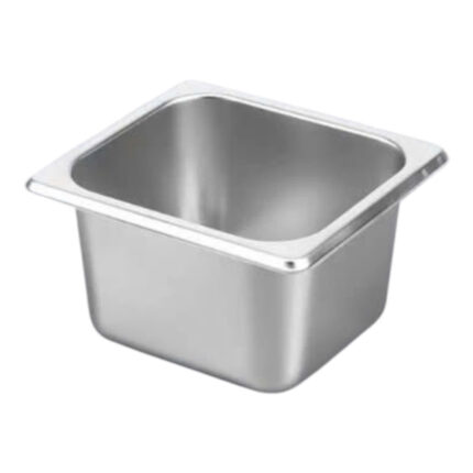 Khay Inox Đung Topping 1/6 – 15*23.5*10cm + Nap