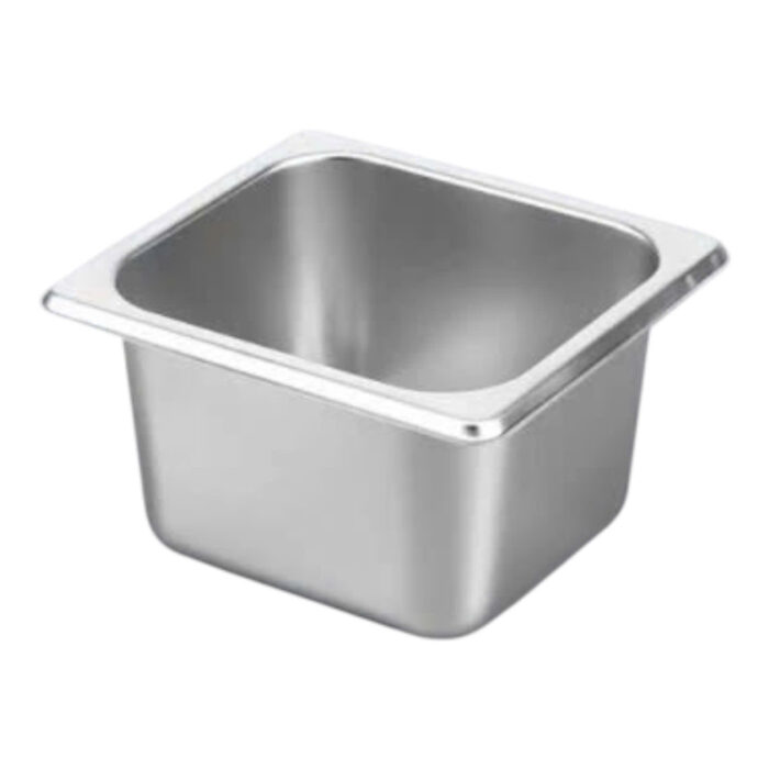 Khay Inox Đung Topping 1/6 – 15*23.5*10cm + Nap
