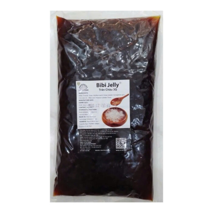 Trân châu 3Q Caramel Bibi Jelly (2kg)