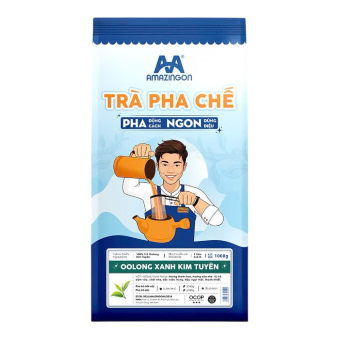 Tra Oolong Xanh Kim Tuyen Tra Oolong Xanh Kim Tuyen