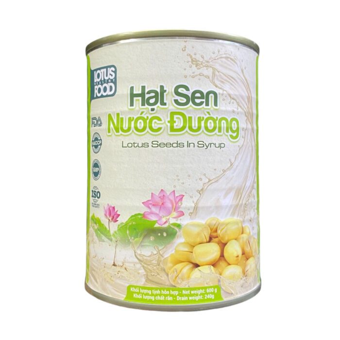 Hạt Sen Ngâm Nước Đường Lotus Food (600g) Hat Sen Ngam Nuoc Đuong Lotus Food (600g)