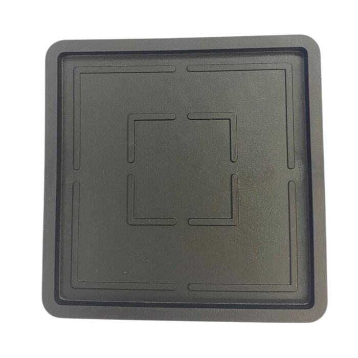 Lót Ly Nhựa Dẻo Đen Hình Vuông Lót Ly Nhựa Dẻo Đen Hình Vuông