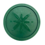 Lót Ly Nhựa Dẻo Tròn Xanh Lá