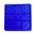 Lót Ly Nhựa Dẻo Xanh Dương Vuông