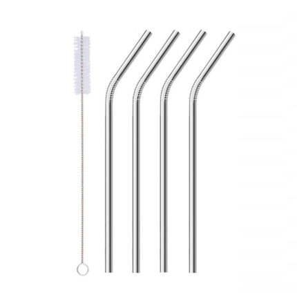 set 4 ong hut inox, 1 co rua