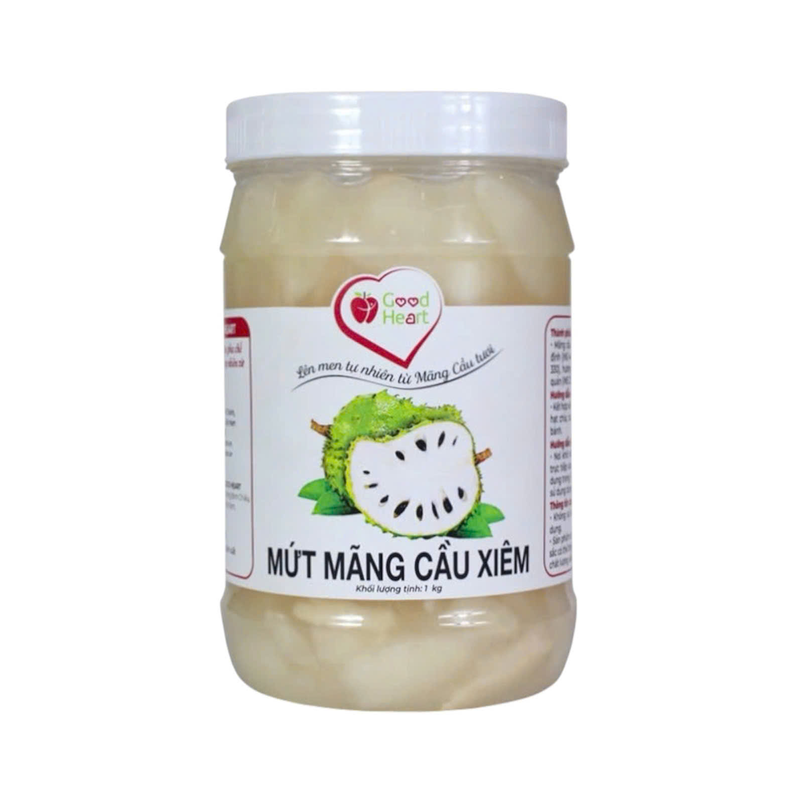 mut mang cau Mứt Mãng Cầu Xiêm GoodHeart (1kg) - Ảnh 1
