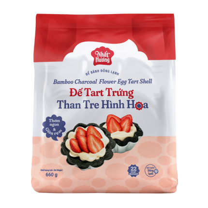 Đế Tart Trứng Than Tre Hình Hoa Nhất Hương (660 g – 22 cái)