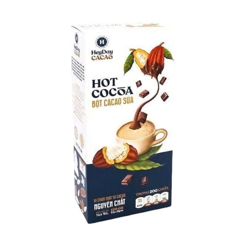 6gg Bột Cacao Sữa Hot Cocoa Heyday (Hộp 6gx20gr) - Ảnh 1