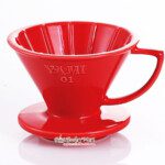 Phễu Lọc Cafe Yami 01 Màu Đỏ - Coffee Dripper Cup V01