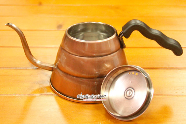 Bình Đun Nước Coffee Pot 800ml Màu Đồng 03