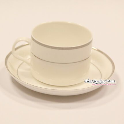 Bộ Ly Sứ Trắng Có Viền 150ml