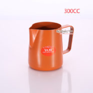 Ca Đánh Sữa YaMi 300ml Màu Cam - Teflon milk pitcher