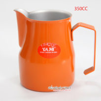 Ca Đánh Sữa YaMi 350ml Màu Cam – Teflon Milk Jug