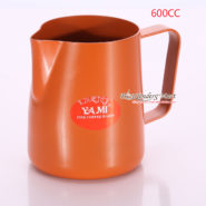 Ca Đánh Sữa YaMi 600ml Màu Cam - Teflon milk pitcher