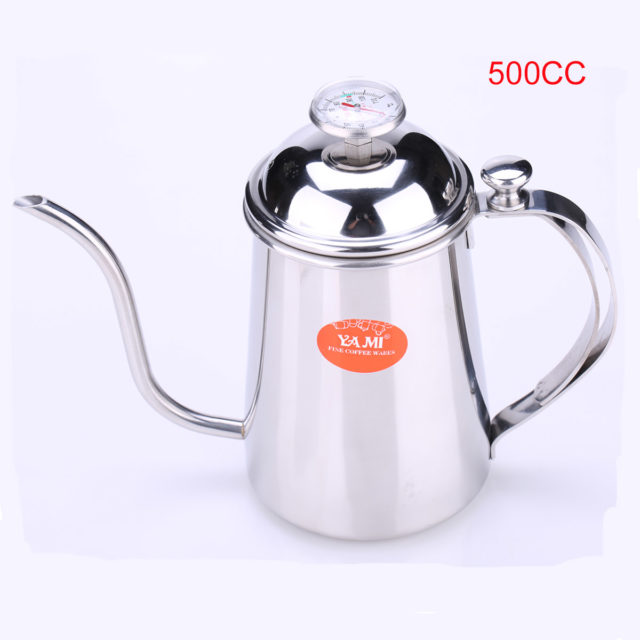 Drip Kettle Themometer Yami 500cc - Bình Đun Nước Có Nhiệt Kế