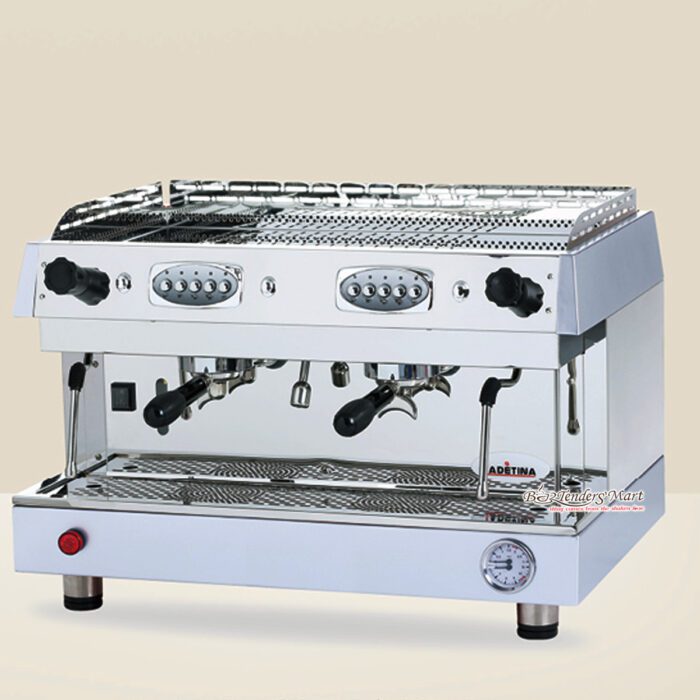 Máy Pha Cafe Espresso Ladetina 2 Group Màu Bạc DZ-2A Máy Pha Cafe Espresso Ladetina 2 Group Màu Bạc DZ-2A