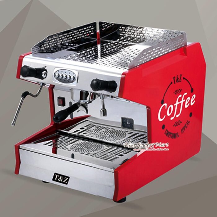 Máy Pha Cafe Espresso T&Z 1 Group Màu Đỏ Máy Pha Cafe Espresso T&Z 1 Group Màu Đỏ