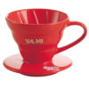 Phễu Lọc Cafe Yami V02 Gợn Sóng Màu Đỏ – Coffee Dripper Cup V02