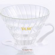 Phễu Lọc Coffee VO2 Yami Thủy Tinh Đế Nhựa Màu Trắng