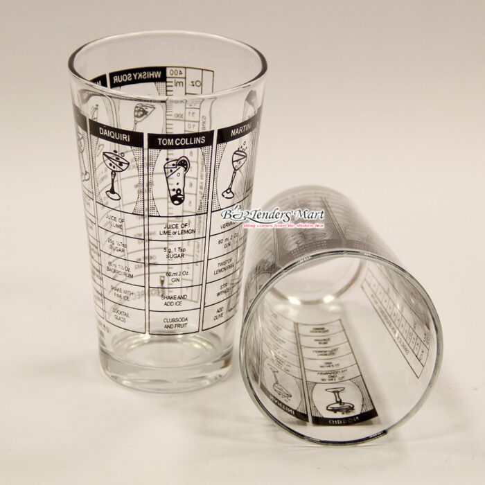 Ly Mixing Có Vạch Chia DC3359 - Recipe Mixing Glass Ly Mixing Có Vạch Chia DC3359 - Recipe Mixing Glass