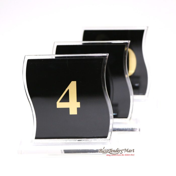 số để bàn bằng nhựa màu đen số để bàn bằng nhựa màu đen