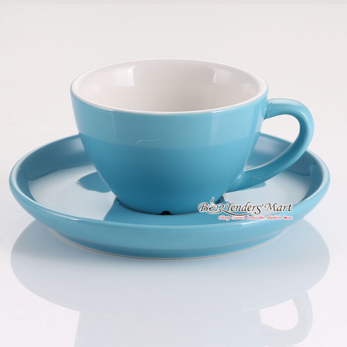 tách sứ cappuccino yami mau xanh dương tách sứ cappuccino yami mau xanh dương