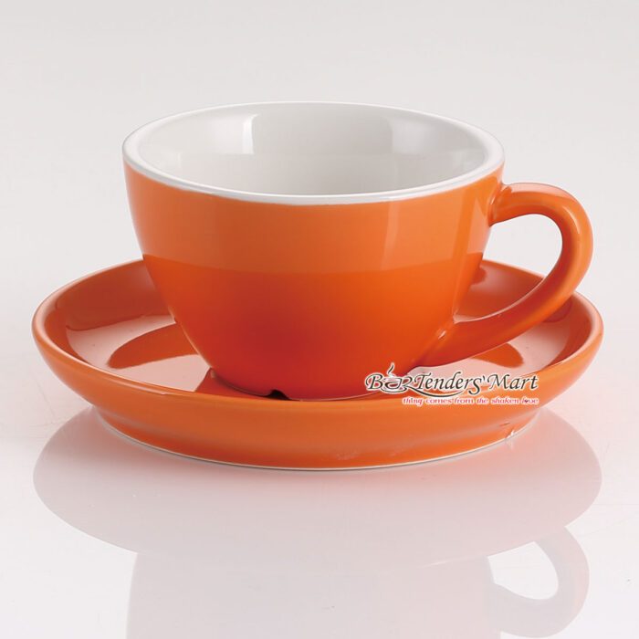 tách sứ cappuccino yami 2062 màu cam tách sứ cappuccino yami 2062 màu cam