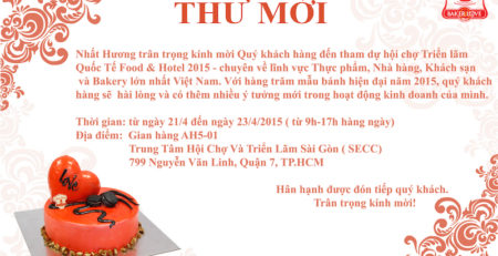 Thư Mời Tham Gia Hội Chợ Food & Hotel Vietnam 2015