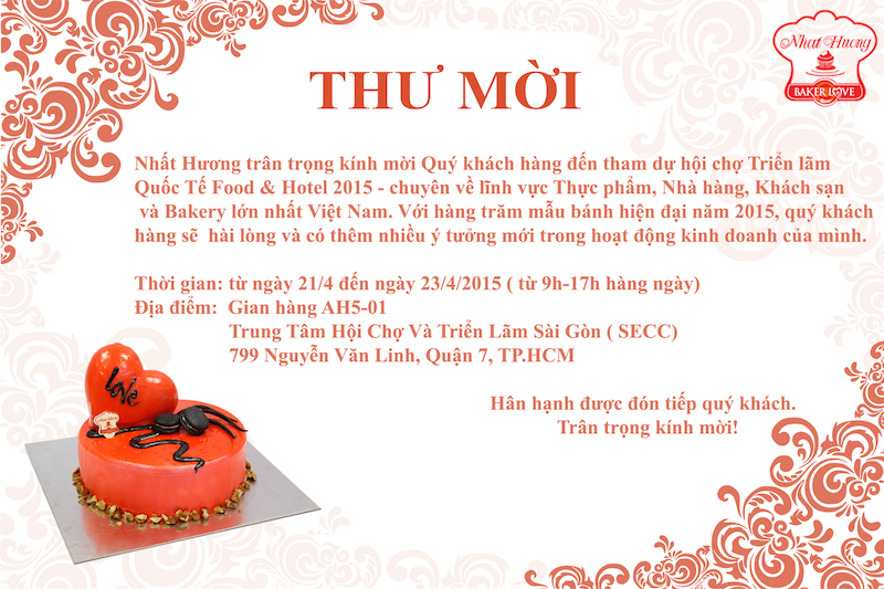 Thư Mời Tham Gia Hội Chợ Food & Hotel Vietnam 2015